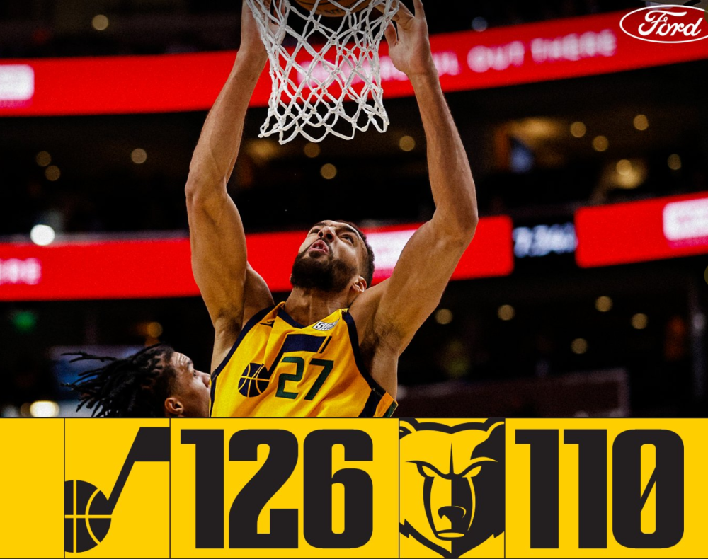 爵士获得五连胜,勇夺西部榜首位置 爵士获得五连胜,勇夺西部榜首位置